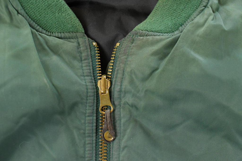 Vintage 1990s North Crest Reversible Bomber Jacket Men's XL