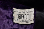 Vintage 1970s Purple Crushed Velvet Coat by Glenoit