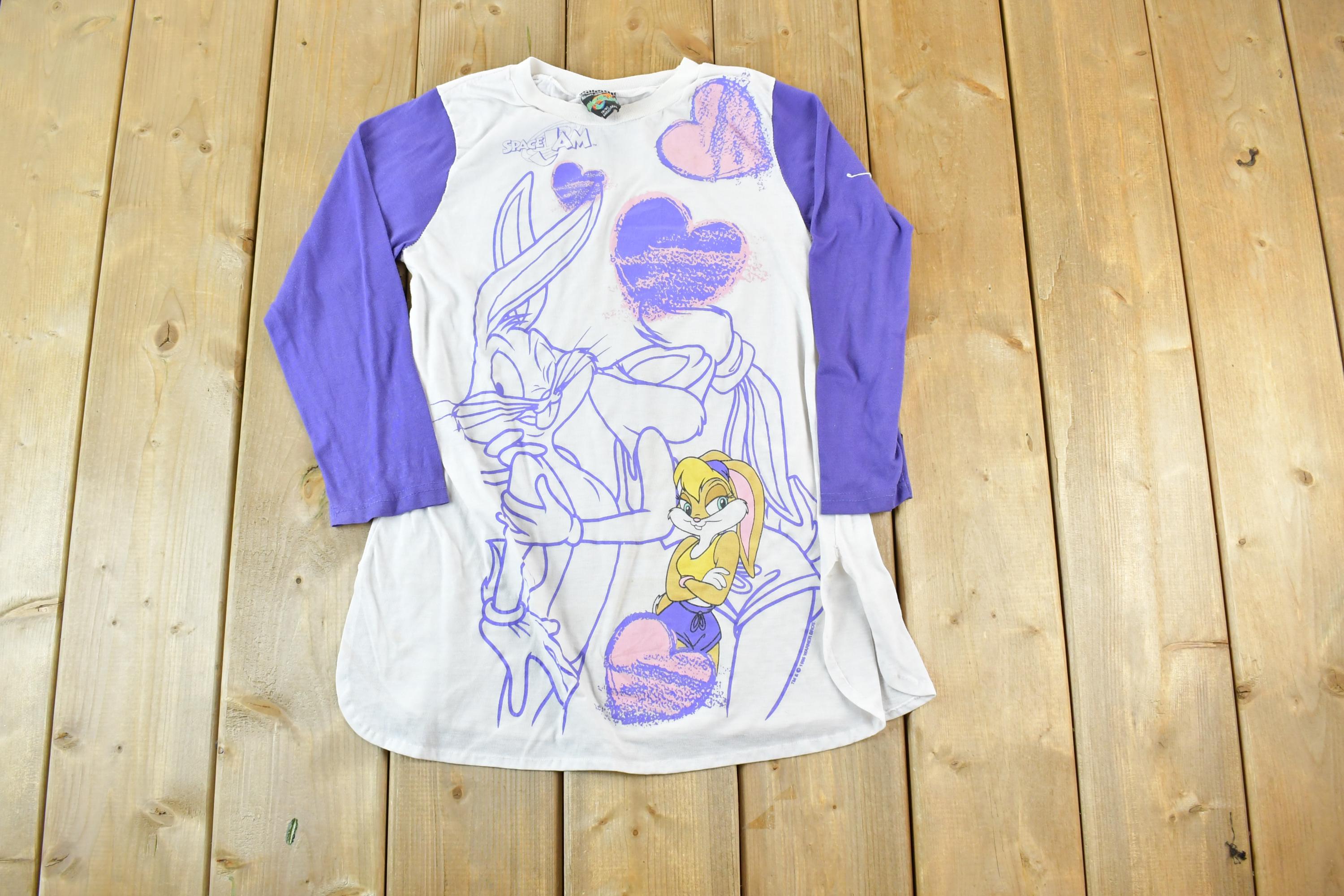 Vintage 1990s Space Jam Babs Bunny T Shirt