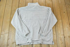 Vintage 1990s Alaska Quarter Zip Crewneck Sweatshirt Made In USA