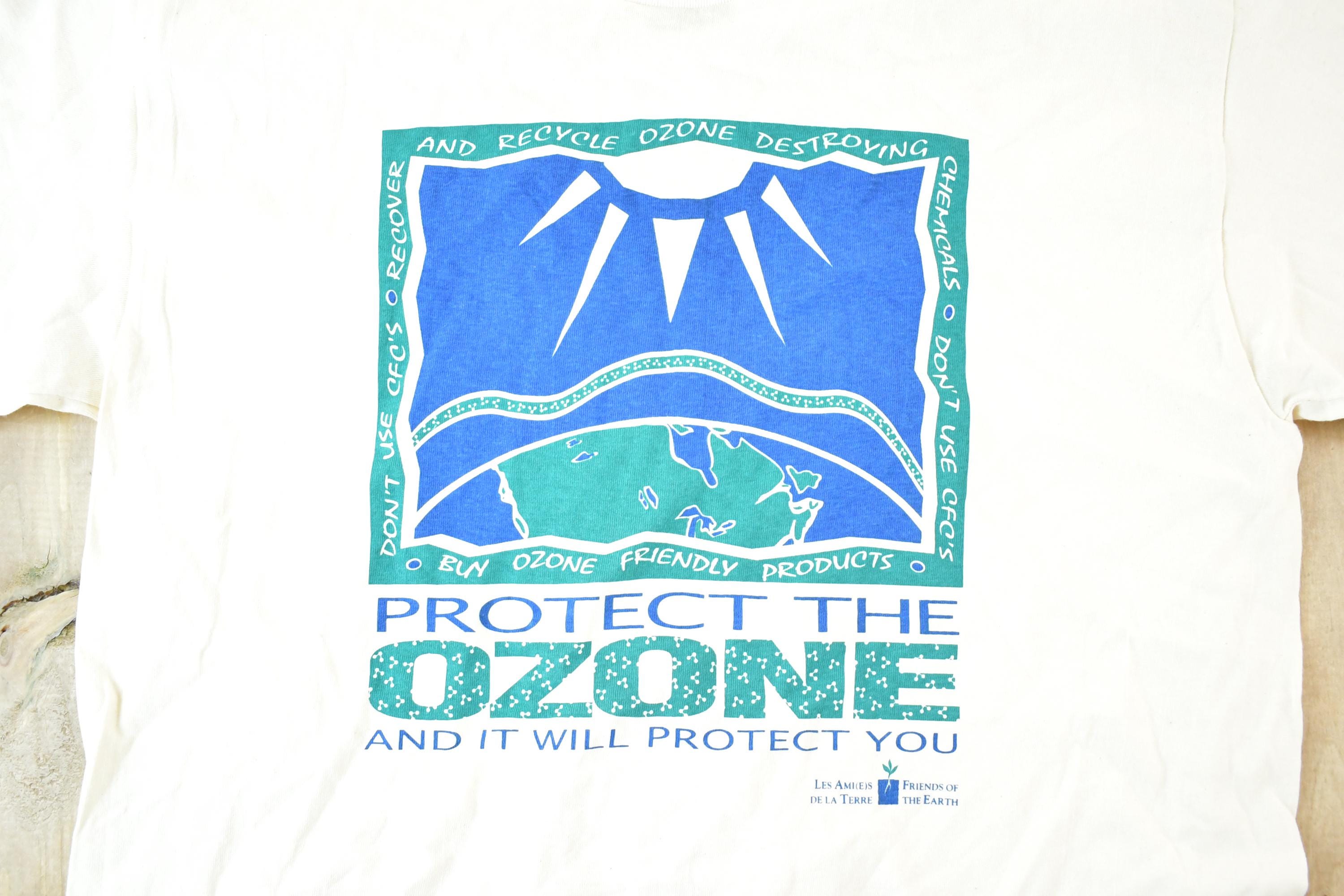Vintage 1990s Protect The Ozone Souvenir T-Shirt Men's L