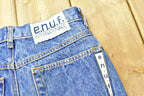 Vintage 1990s Enuf International Women's Jean Skirt Size 11