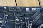 Vintage Y2K Miss Me Bedazzled Low Rise Jeans Size 26x31