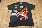 Vintage 1999 Star Wars Episode 1 All Over Print Promo T-Shirt