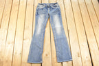 Vintage Deadstock Y2K Grace LA Bedazzled Low Rise Jeans Women's Size 27 x 32