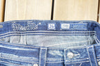 Vintage Y2K Miss Me Bedazzled Low Rise Jeans Size 26x33