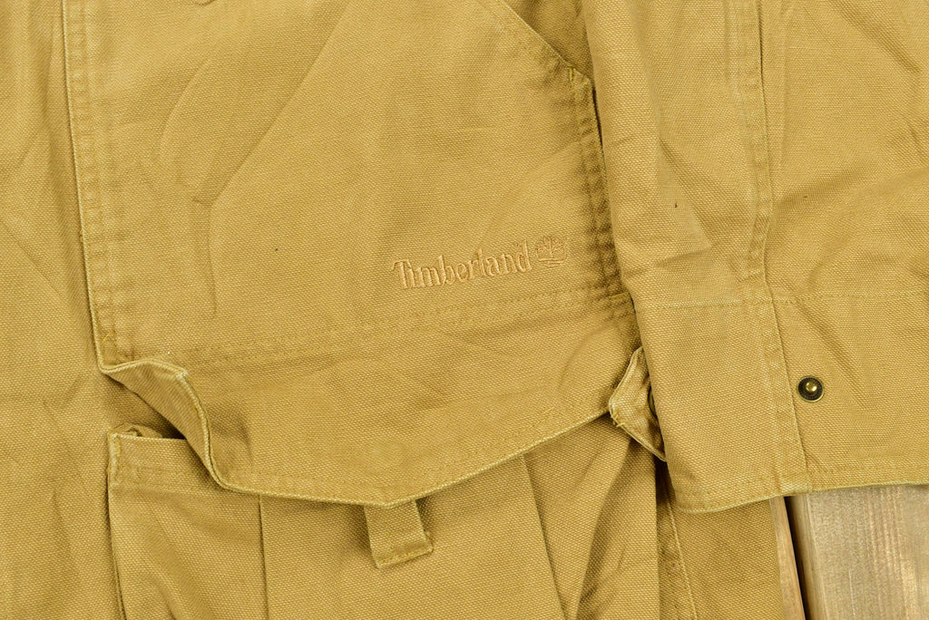 Vintage Y2K Timberland Weather Gear Beige Jacket