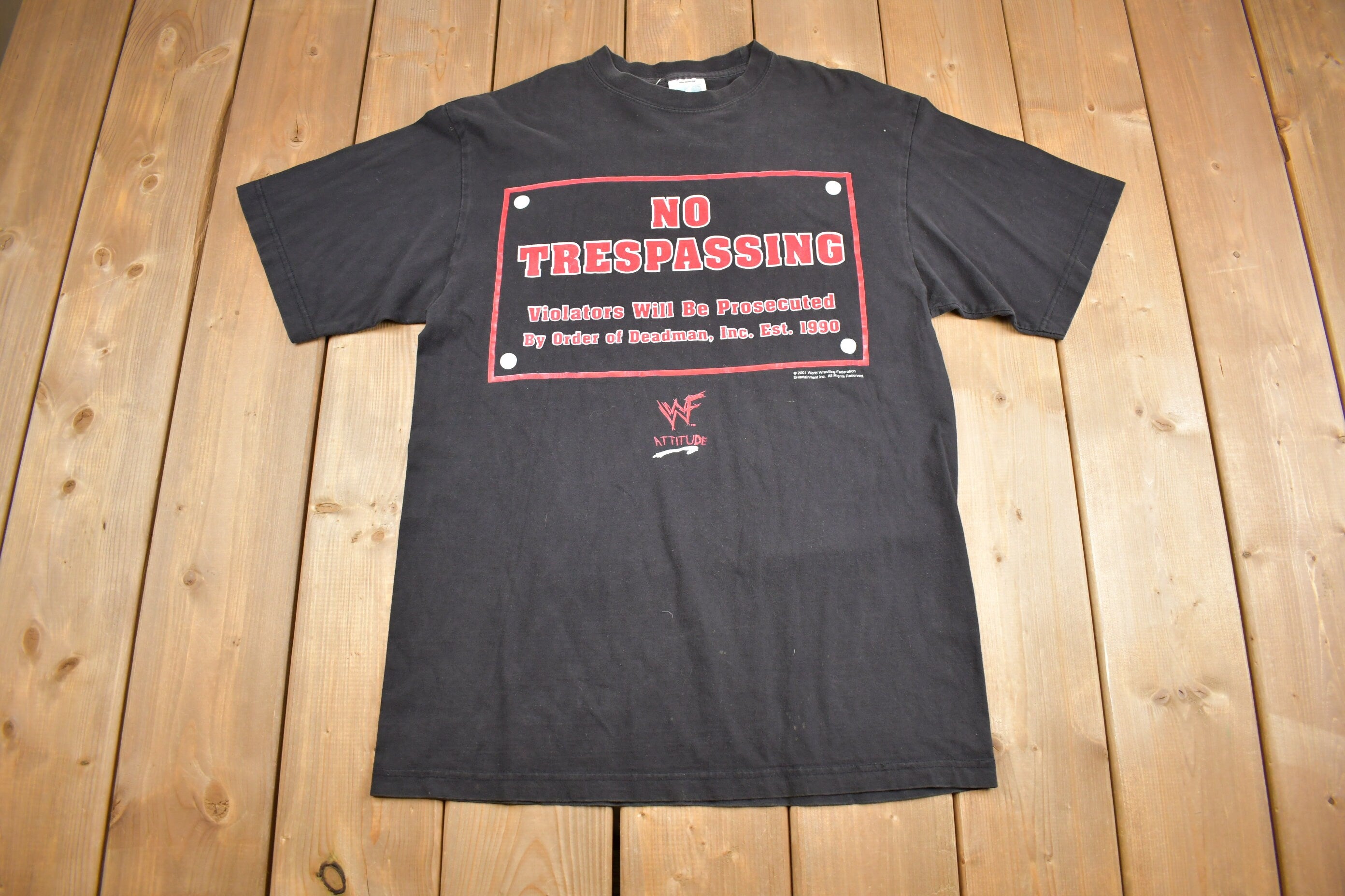 Vintage 2001 Undertaker Wrestling T-Shirt