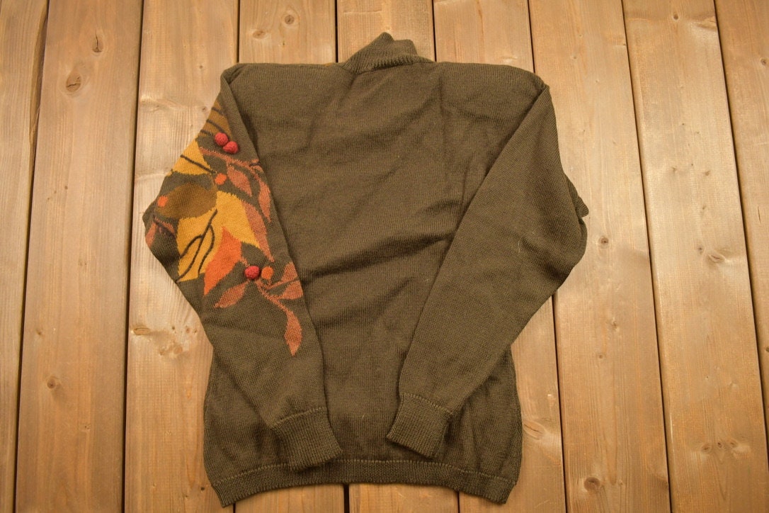 Vintage 1990s Autumn Themed Crewneck Sweatshirt