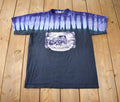 Vintage 2000s Cisco Blues Fest Tye Dye Souvenir Travel Single Stitch T Shirt Made In USA