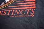 Vintage 1994 Red Wold Tennesse River Gold Single Stitce T-Shirt Made In USA