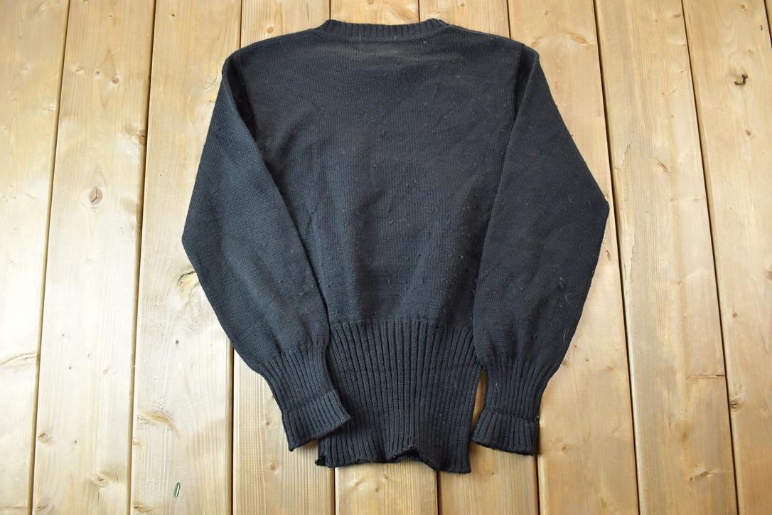 Vintage 1940s Princeton Knitting Mills All Wool S University Collegiate Crewneck