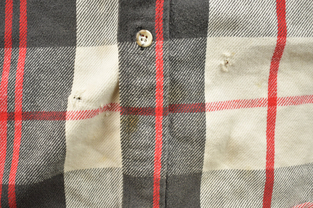 Vintage 1990s St John's Bay Plaid Flannel Button Up Shirt