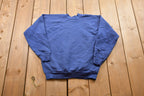 Vintage 1980s Blank Raglan Crewneck Sweatshirt