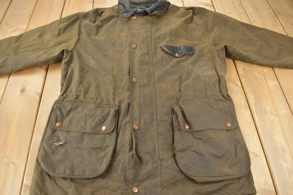 Vintage 1990s Jackeroos Waxed Canvas Jacket