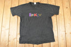 Vintage 1990s Mickey Mouse Embroidered Disney T-Shirt Men's L