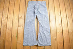 Vintage 1980s Baggy Flare Denim Jeans Size 35 x 31