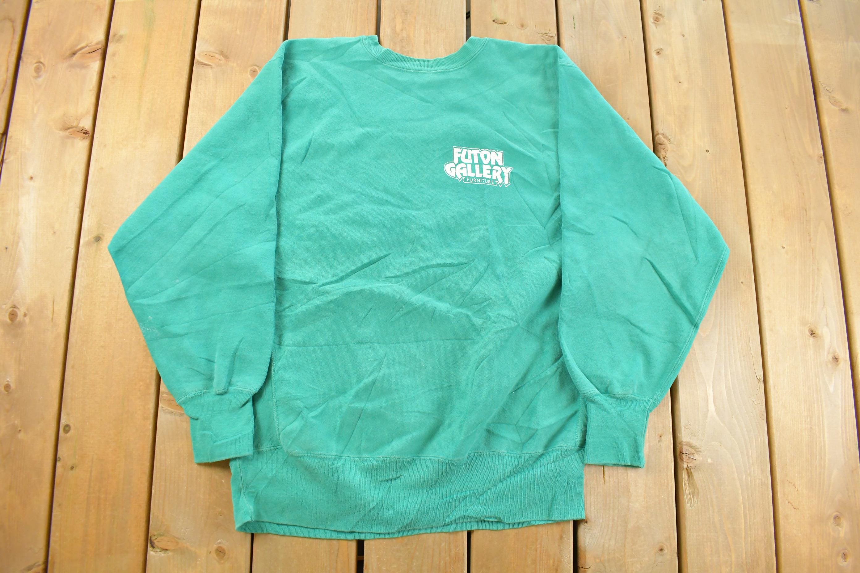 Vintage 1990s Champion Reverse Weave Futon Gallery Crewneck Sweatshirt Men's XL