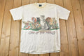 Vintage 1990s Habitat Cats Of the World Theme Graphic T-Shirt