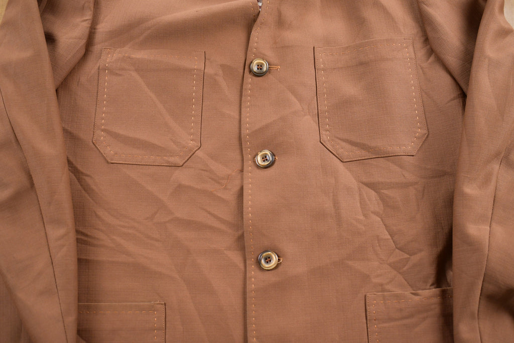 Vintage 1970s Brown Blazer Jacket