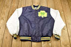 Vintage 1980s University Of Notre Dame Fighting Irish Chalk Line Collegiate Windbreaker