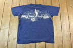 Vintage 1990s Bahamas Yacht Club FAB Souvenir T-Shirt