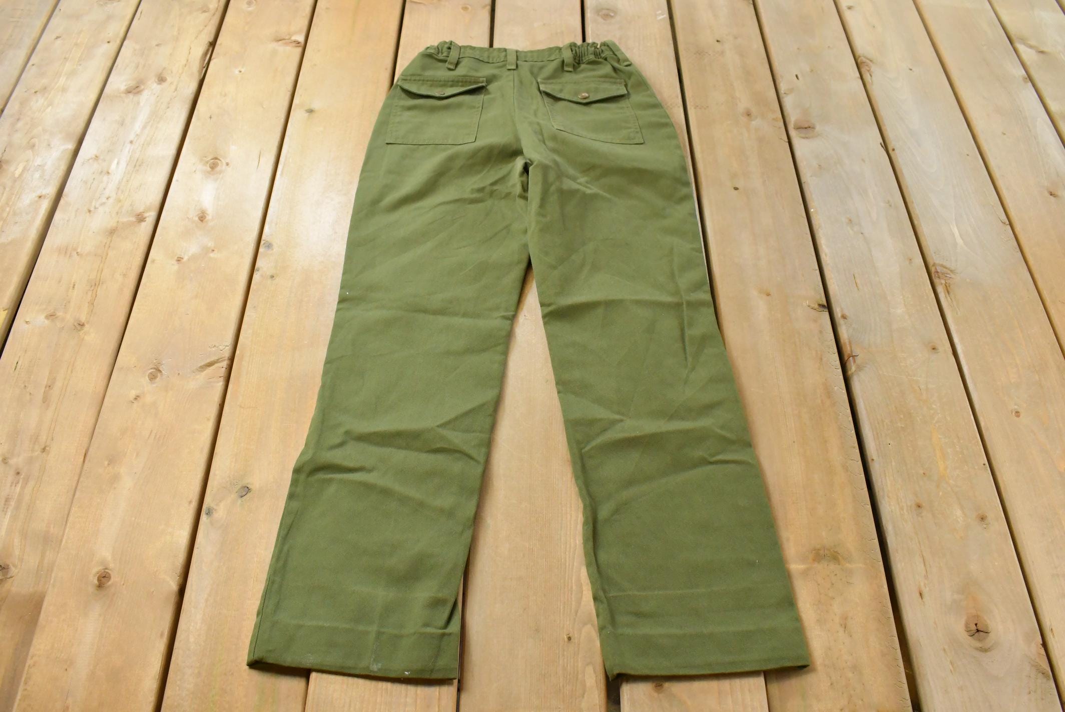 Vintage 1990s Boy Scouts of America Cargo Pants Youth 24 x 28.5