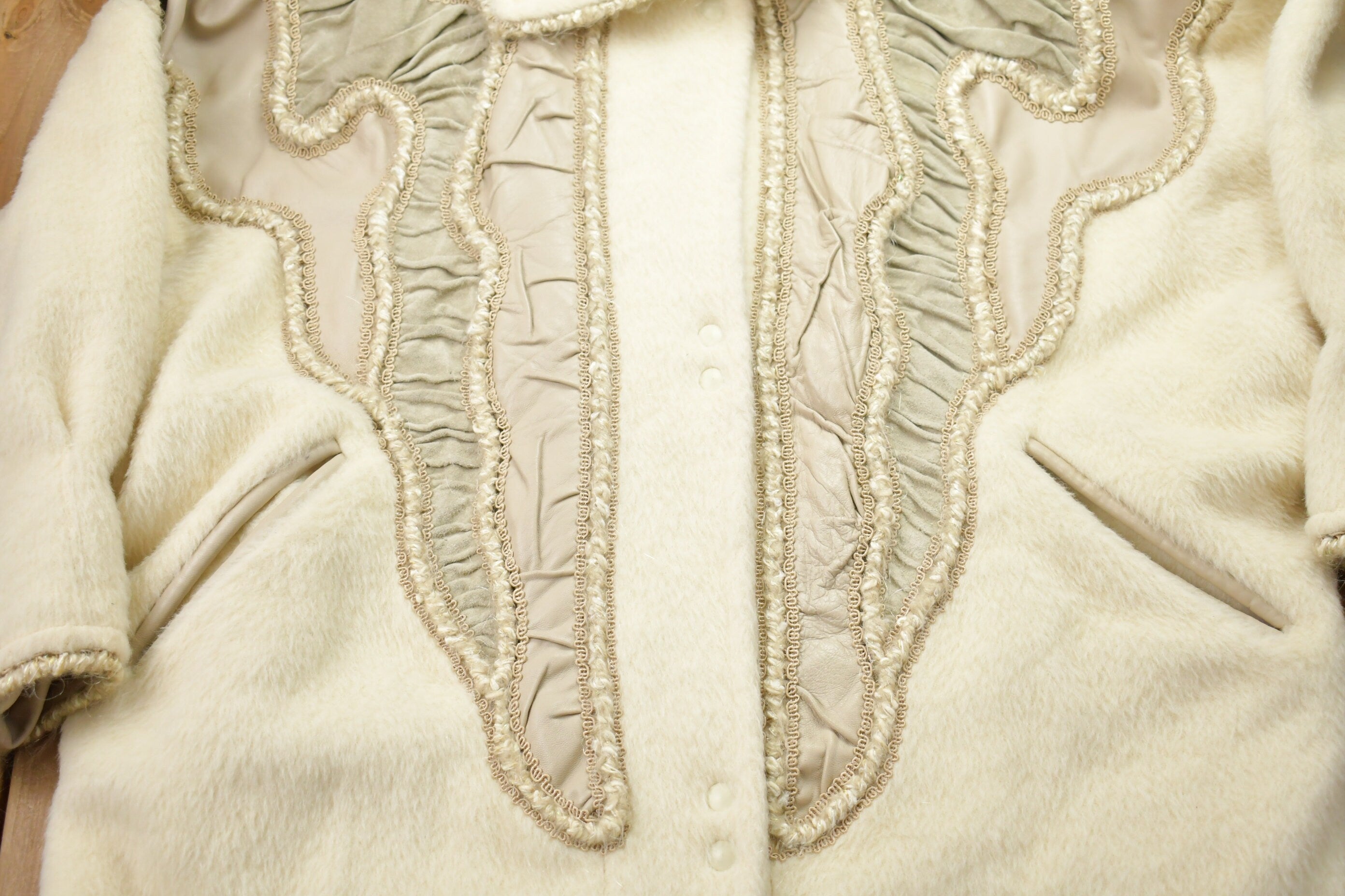 Vintage 1980s Norma Canada Ribbed Wool Jacket
