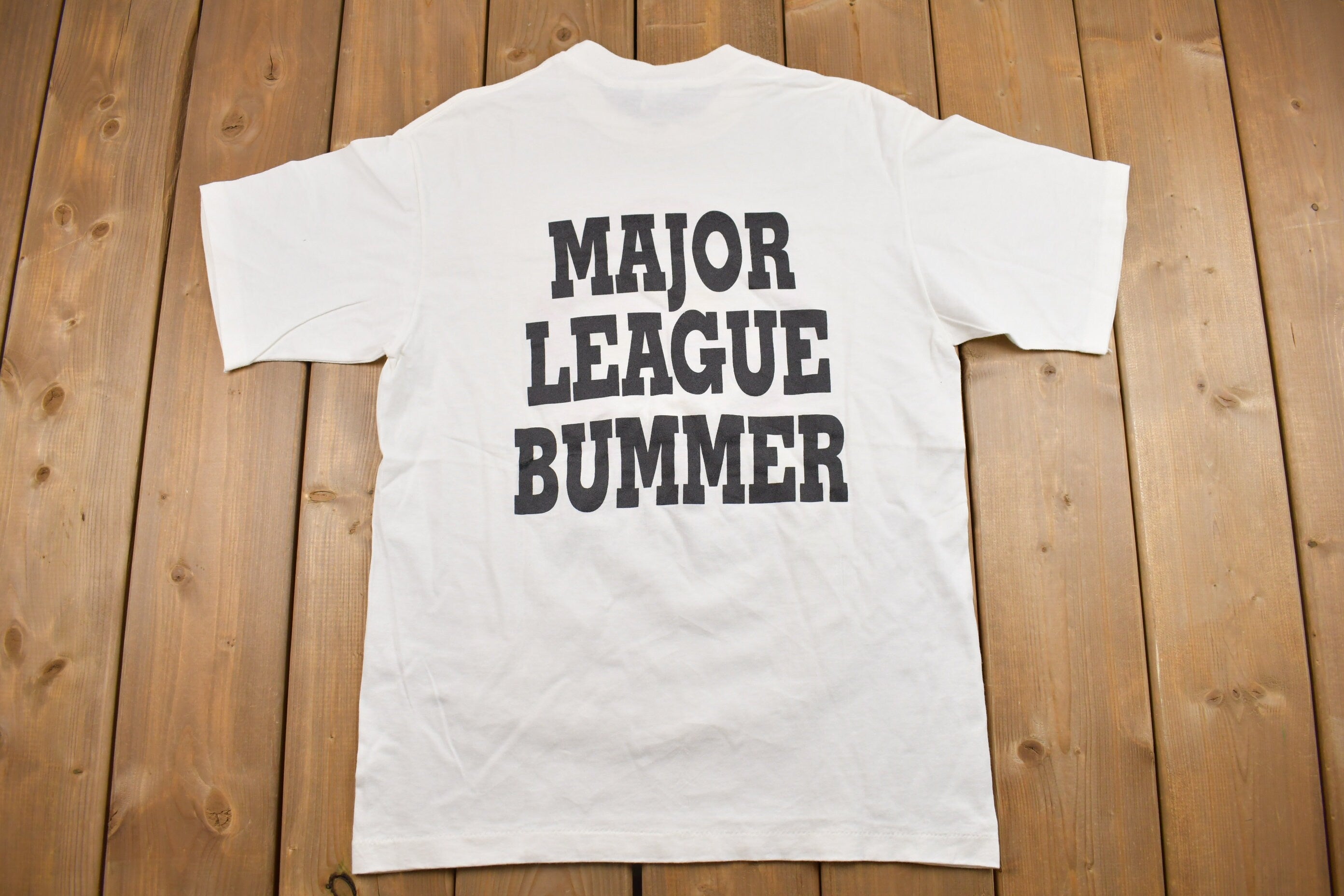 Vintage 1990s Major League Bummer Graphic T Shirt