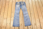 Vintage Deadstock Y2K Miss Me Bedazzled Low Rise Jeans Women's Size 26x31