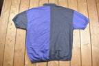 Vintage 1990's Short Sleeve Collared Porshca Sweatshirt