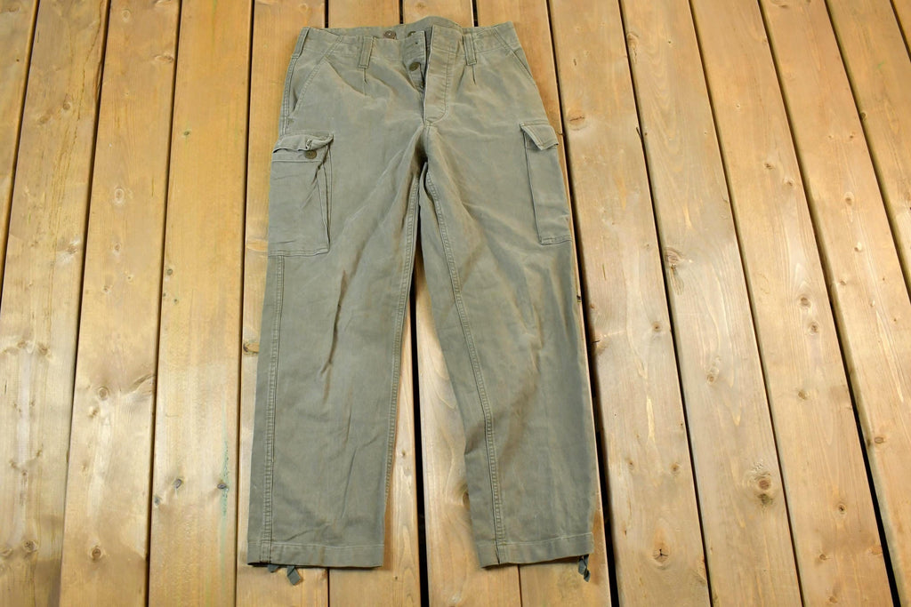 Vintage 1990s Army Green Cargo Pants Size 33 x 27