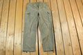 Vintage 1990s Army Green Cargo Pants Size 33 x 27