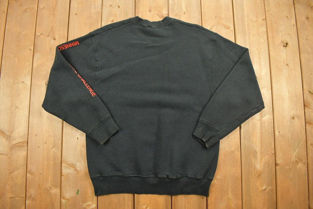 Vintage 1995 Mille Lacs Crossing Graphic Crewneck