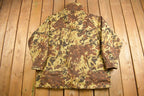 Vintage 1980s Game Hide Camouflage Hunting Jacket