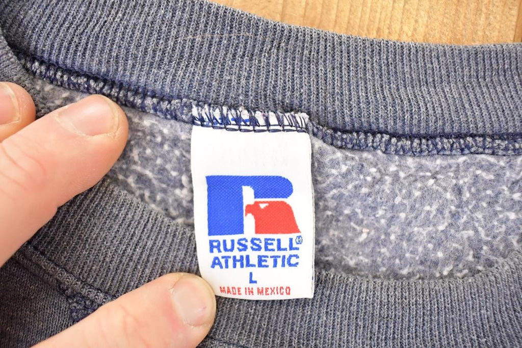 Vintage 1990s Russell Athletics Blank Crewneck Sweatshirt Mens L