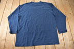 Vintage 1990s Weaver Tough Clothing Long Sleeve Graphic T Shirt Made In USA