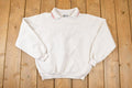 Vintage 1990s Franklin Mills WMC Embroidered Collared Sweatshirt Womens L