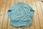 Vintage 19900s Woolrich Chamois Teak Button Up Shirt Mens
