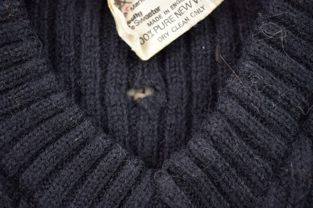 Vintage 1990s Brigade Quartermasters 100% Wool Knit Sweater