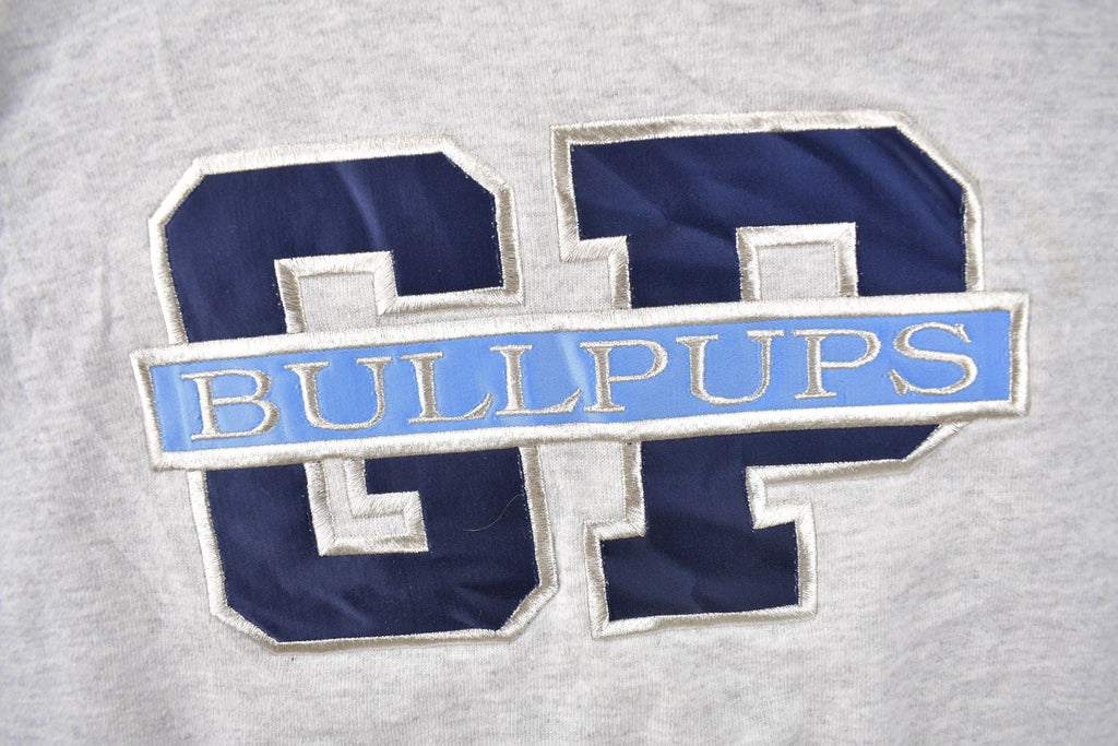 Vintage 1990s GP Bull Pups Embroidered Crewneck Sweatshirt Made In USA