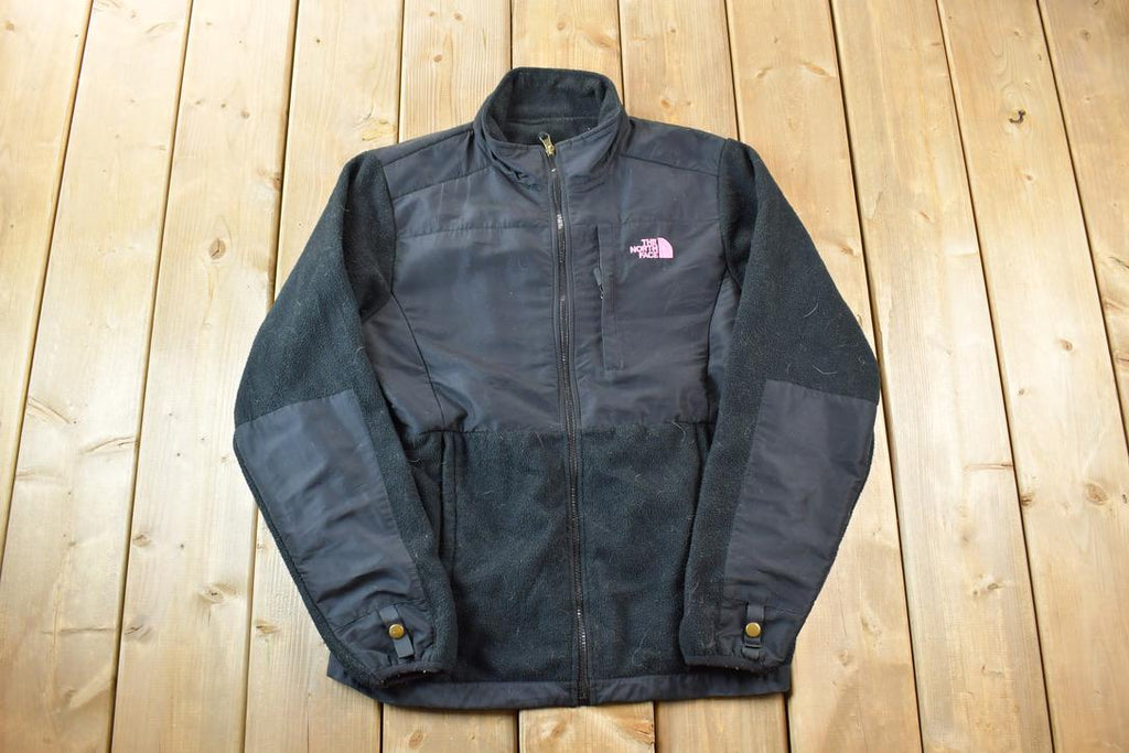 Vintage 1990s The North Face Fleece Pink Logo Sweater  Outdoorsman  90s Sweater  Streetwear  Hiking  Fleece Zip up