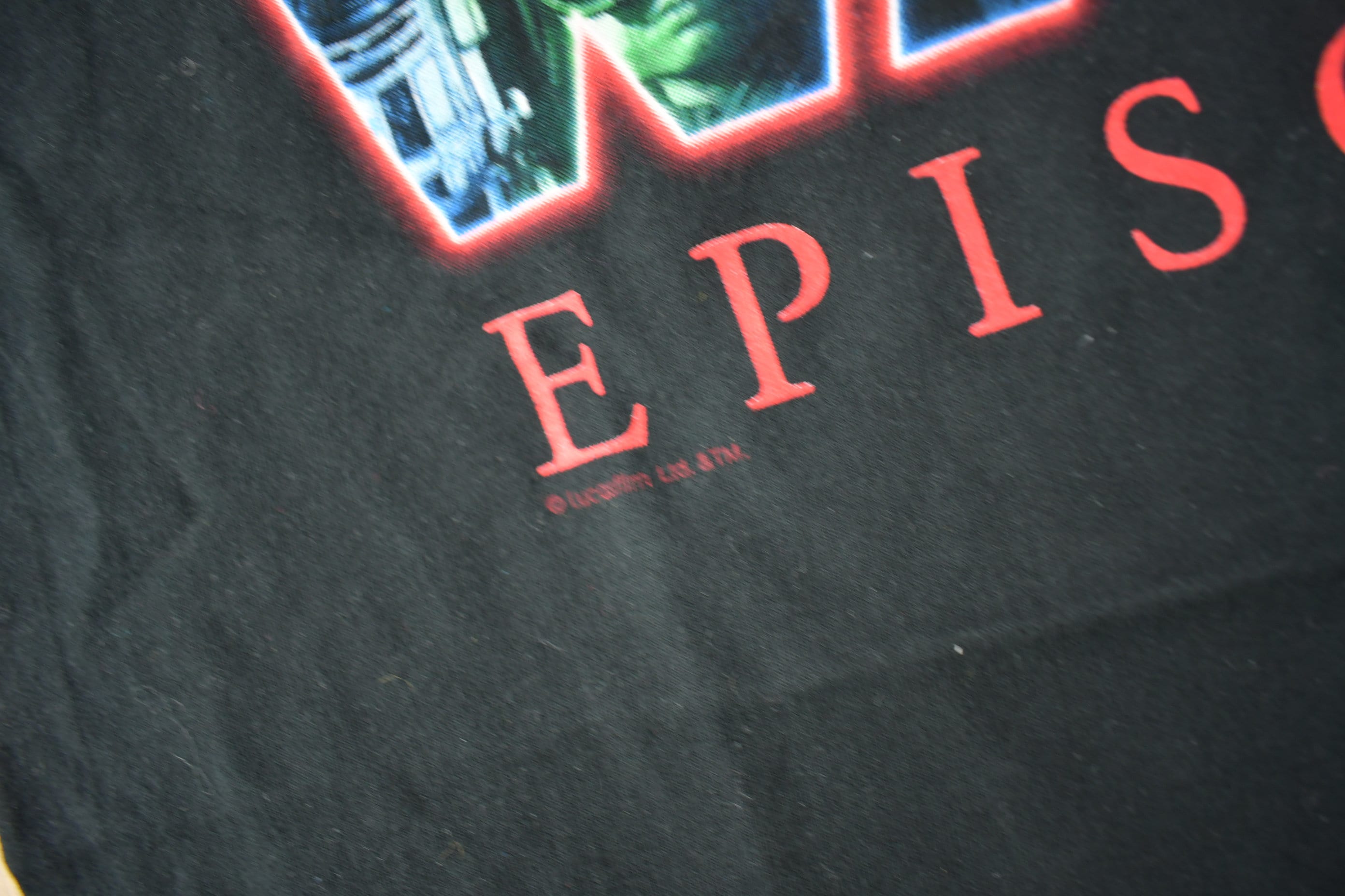 Vintage 1999 Star Wars Episode 1 The Phantom Menace Promo T-Shirt Size L