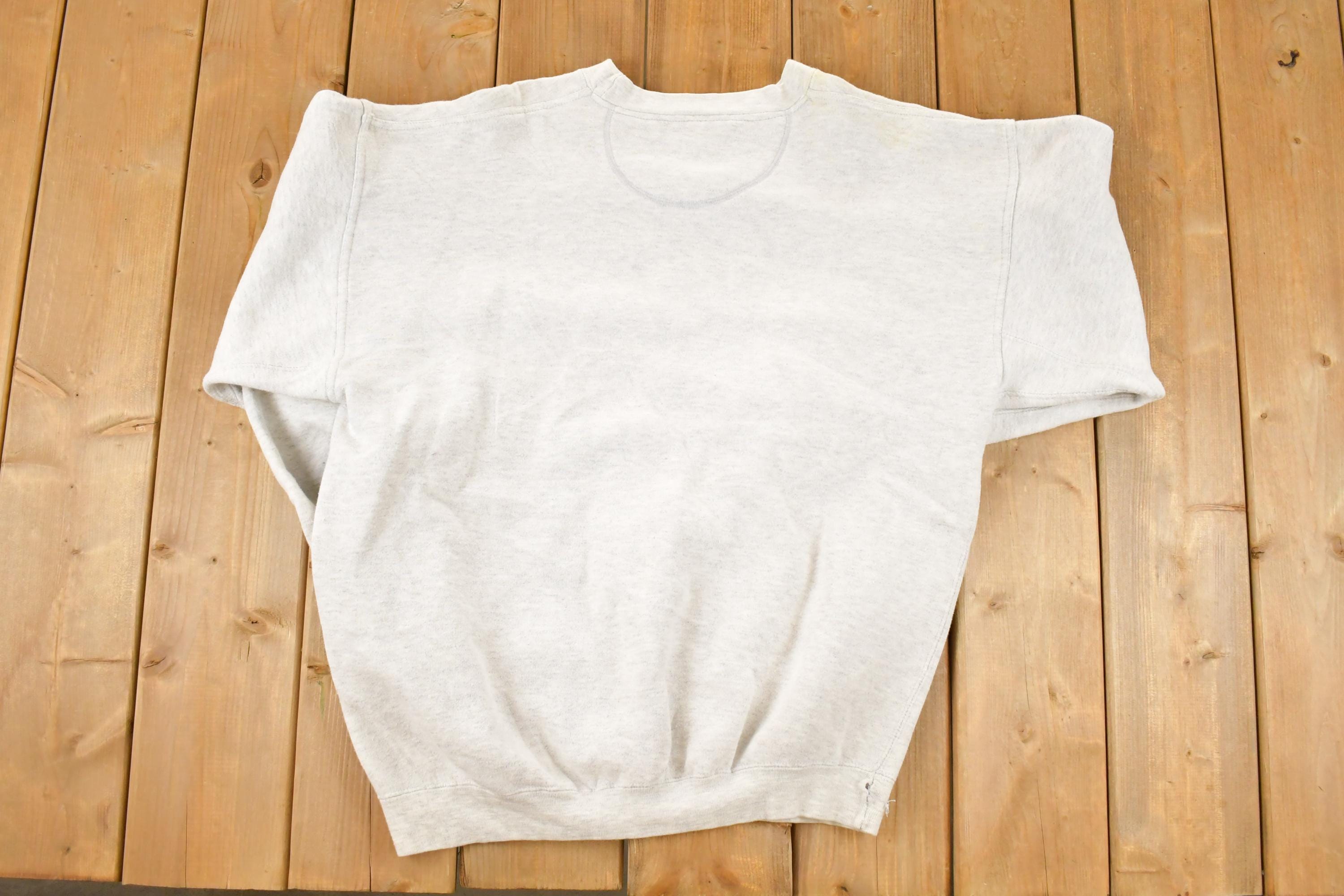 Vintage 1990s Canadian Timberwolves heavyweight Crewneck Sweatshirt Men's L