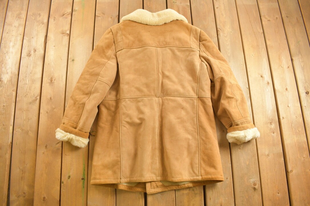 Vintage 1980s Moores Shearling Coat