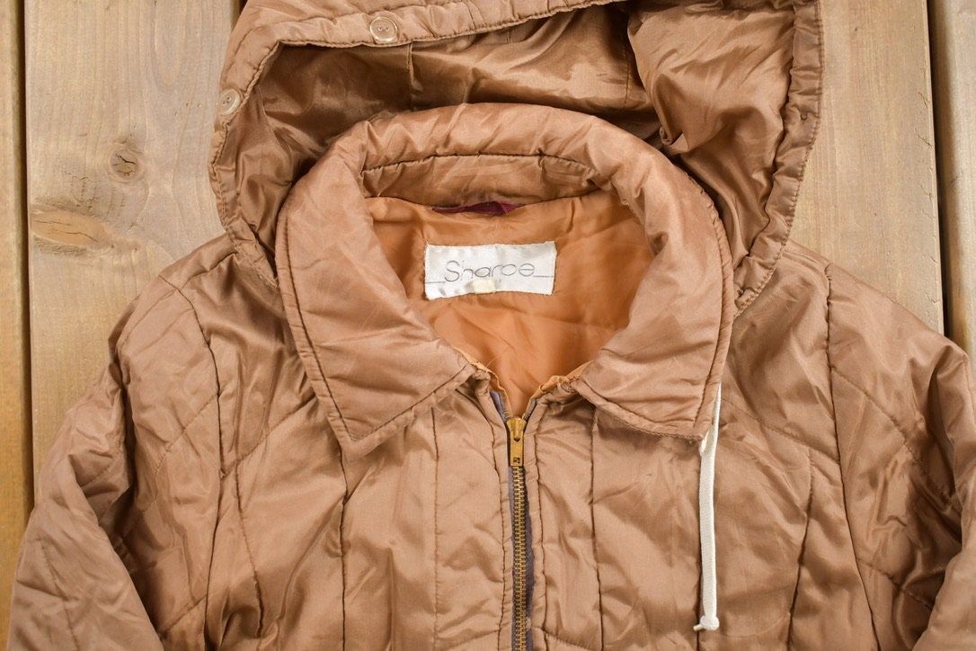 Vintage 1970s Sharpe Long Puffer Jacket