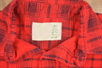Vintage 1990s Plaid Flannel Button Up Shirt