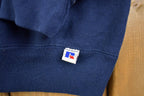 Vintage 1990s Luther Midelfort Russell Athletics Navy Crewneck Sweatshirt
