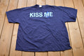Vintage 1990s Kiss Me Eeyore Disney Graphic T-Shirt