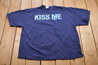 Vintage 1990s Kiss Me Eeyore Disney Graphic T-Shirt